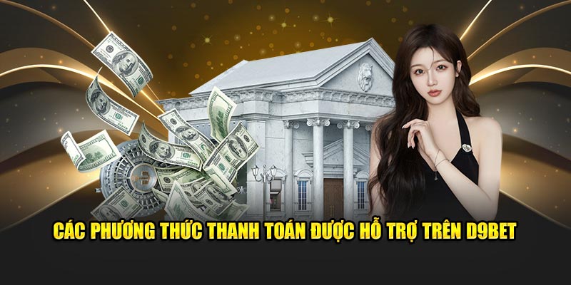 Các phương thức thanh toán được hỗ trợ trên D9bet